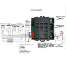 Weelye RX23 12V A Large 7-Pin Single-Sided Socket Control Box Receiver Magic Cars 4