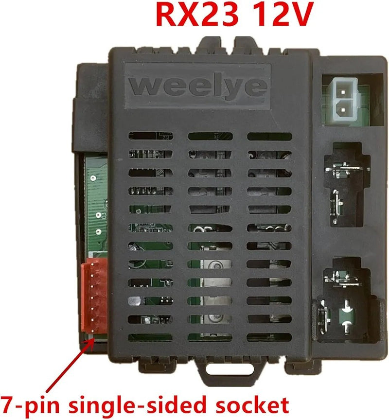 Weelye Rx23 12V Control Box Receiver Mainboard with Accessories for Kids Electric Vehicles Magic Cars 0