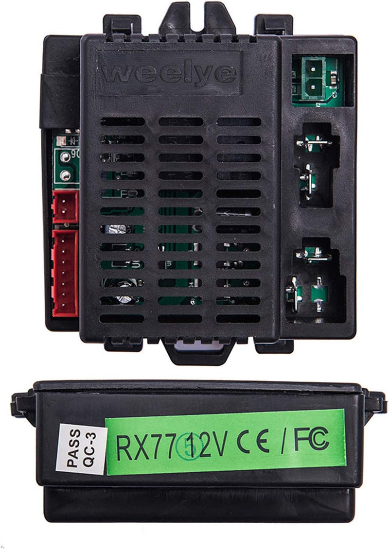 RX77 12V Kids Electric Ride-On Car with 2.4G Bluetooth Remote Control and Receiver Magic Cars 2