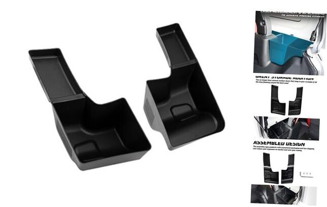 Rear Wheel Well Storage Trunk Organizer for 2018-2023 Jeep Wrangler JL Magic Cars 0