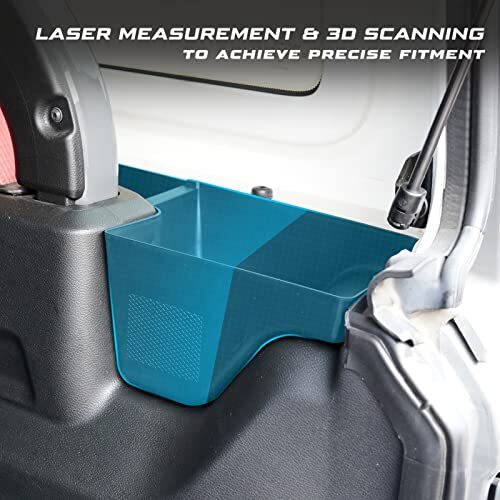 Rear Wheel Well Storage Trunk Organizer for 2018-2023 Jeep Wrangler JL Magic Cars 2