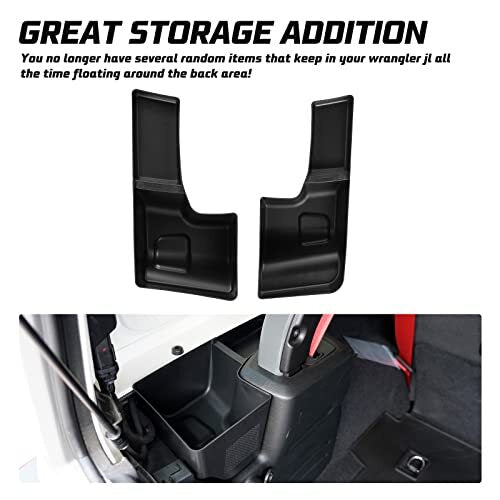 Rear Wheel Well Storage Trunk Organizer for 2018-2023 Jeep Wrangler JL Magic Cars 3