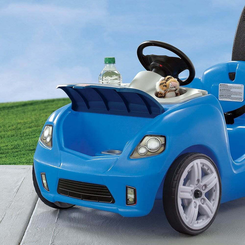 Whisper Ride II Blue Push Car and Ride-On Toy for Toddlers Boys and Girls Magic Cars 2