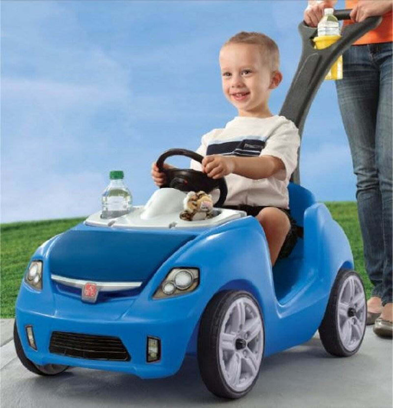 Whisper Ride II Blue Push Car and Ride-On Toy for Toddlers Boys and Girls Magic Cars 4