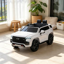 White 12V Electric Kids Ride-On Car Magic Cars Variant 0
