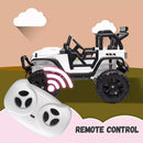 48.4" Large 12V Battery-Powered Electric Ride-On Car for Kids with 2 Seats Magic Cars 2