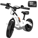 Electric Balance Dirt Bike for Kids 3-8 Years 12-inch High Speed Motorbike Bicycle