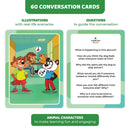 Diversity Dialogue Cards for Kids - SEL Game for Ages 4+ Magic Cars 1