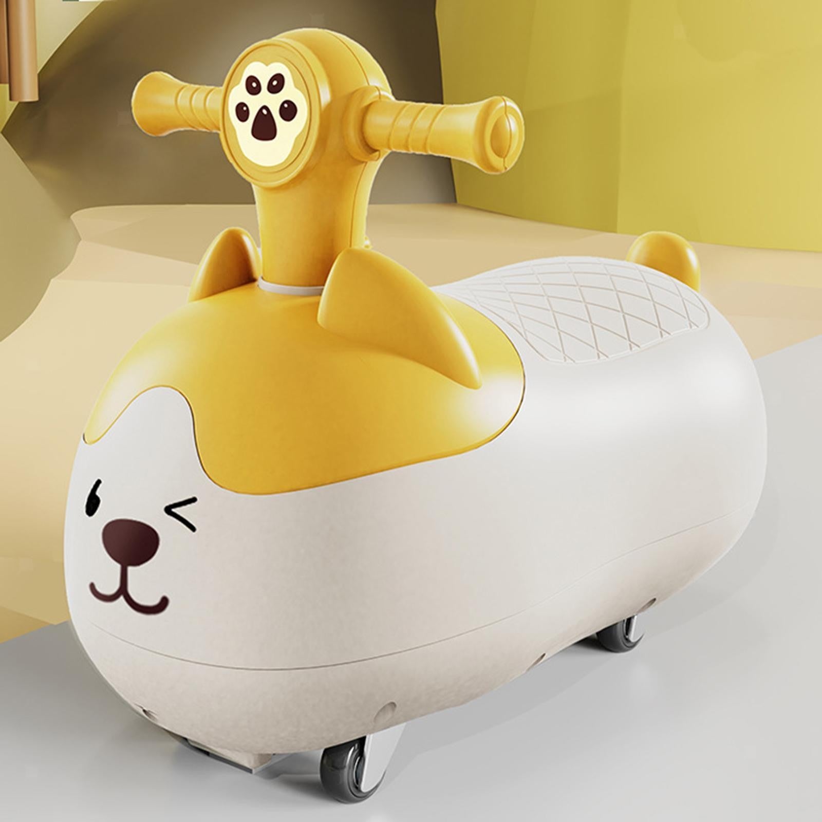 Wiggle Car Outdoor Ride-On for Kids with Smooth Surface and Silent Ope