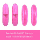 Light Up Front Wheel Replacement Set for Wiggle Cars (2-Pack) - Pink Magic Cars 4