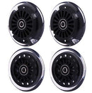 Light Up Polyurethane Replacement Wheels Set for Wiggle Car (Front, 2 Pack) Magic Cars 1