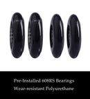 Light Up Polyurethane Replacement Wheels Set for Wiggle Car (Front, 2 Pack) Magic Cars 6