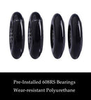 Light Up Polyurethane Replacement Wheels Set for Wiggle Car (Front, 2 Pack) Magic Cars 7