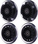Light Up Polyurethane Front Wheel Set for Wiggle Cars (2-Pack) - Black Magic Cars 9