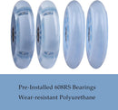 Light Up Polyurethane Front Wheel Set for Wiggle Cars (2-Pack) - Sky Bue Magic Cars 4