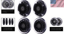 Glow-In-The-Dark Polyurethane Wheel Set for Wiggle Cars - Front and Rear Enhancement Magic Cars 1