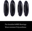 Glow-In-The-Dark Polyurethane Wheel Set for Wiggle Cars - Front and Rear Enhancement Magic Cars 5