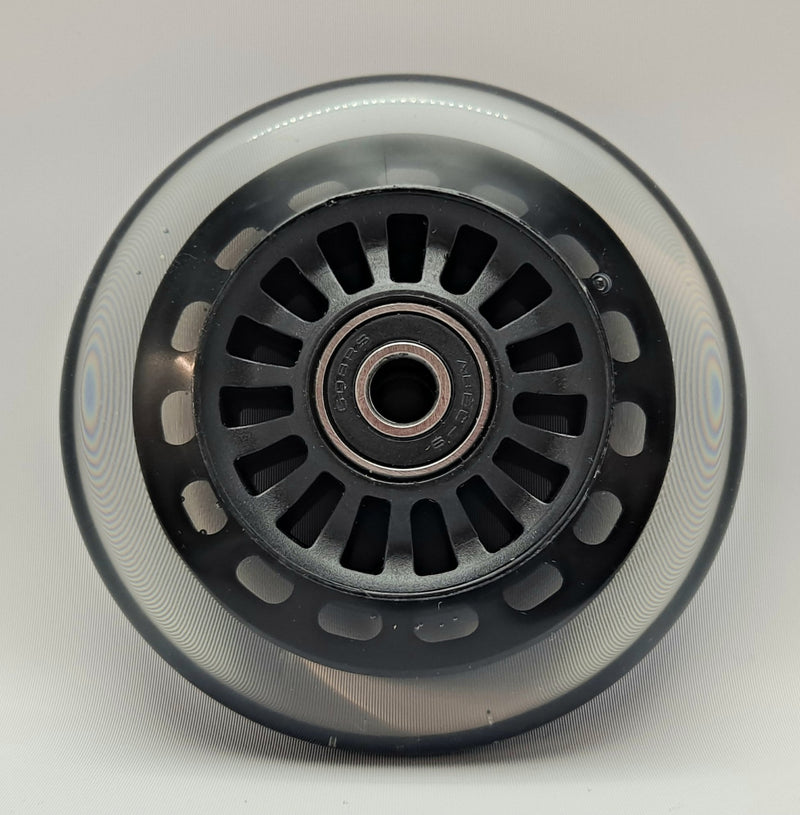 Car Polyurethane Replacement Wheels Set of 4 90mm Black Without Lights Magic Cars 1