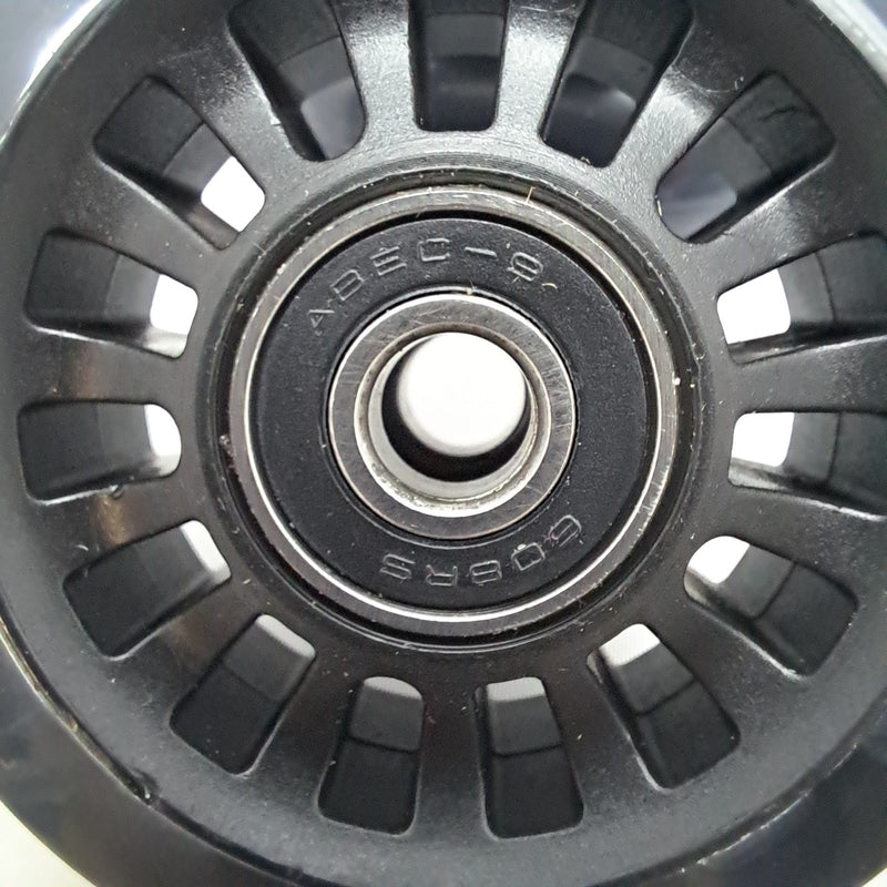 Car Polyurethane Replacement Wheels Set of 4 90mm Black Without Lights Magic Cars 2