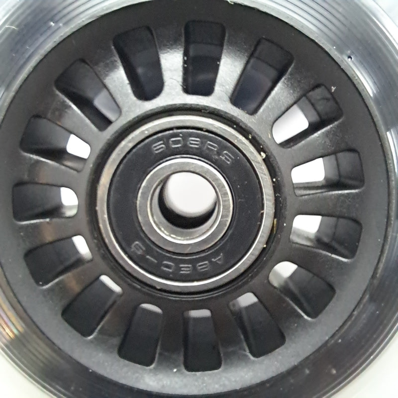 Car Polyurethane Replacement Wheels Set of 4 90mm Black Without Lights Magic Cars 3