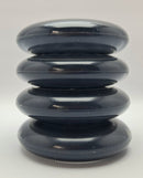 Car Polyurethane Replacement Wheels Set of 4 90mm Black Without Lights Magic Cars 4