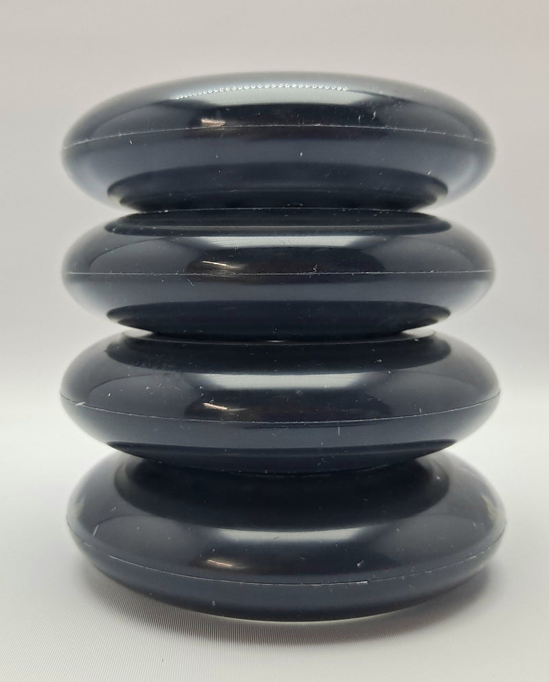 Car Polyurethane Replacement Wheels Set of 4 90mm Black Without Lights Magic Cars 4