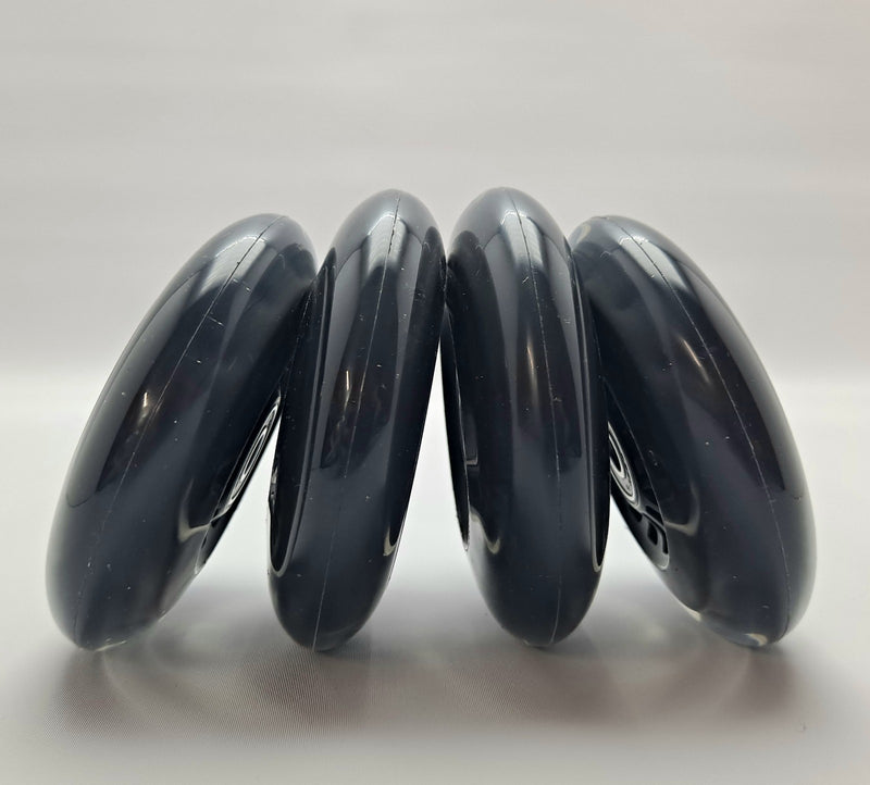 Car Polyurethane Replacement Wheels Set of 4 90mm Black Without Lights Magic Cars 5