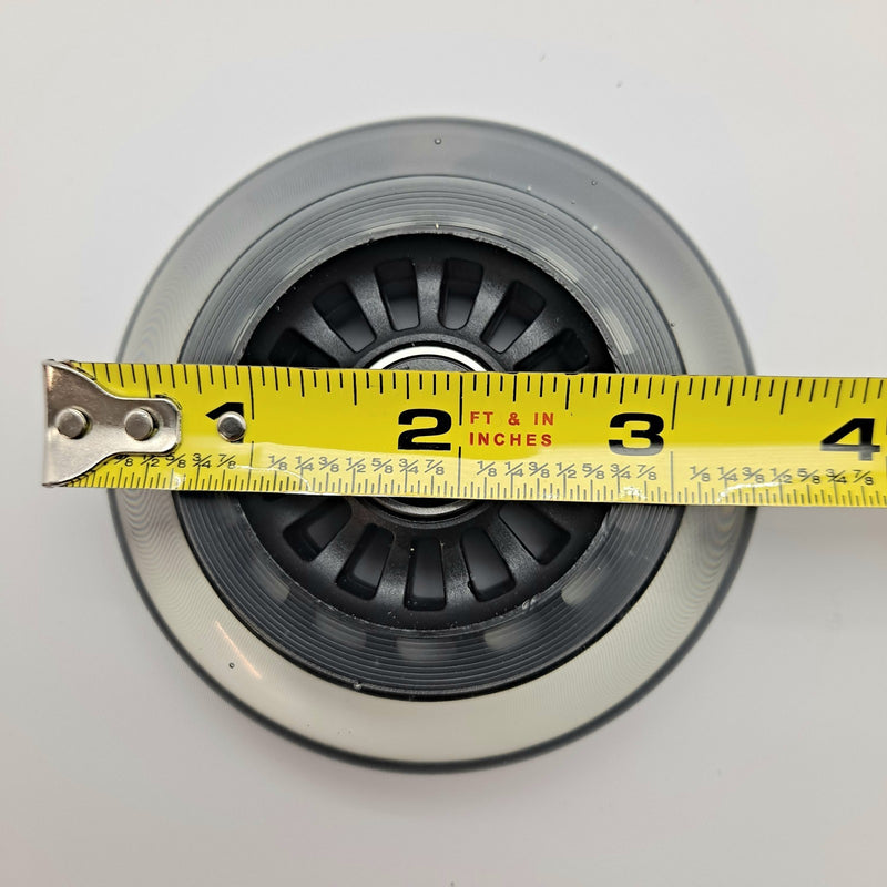 Car Polyurethane Replacement Wheels Set of 4 90mm Black Without Lights Magic Cars 7