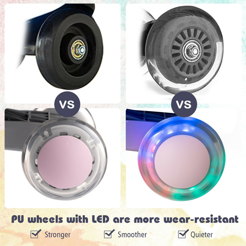Wiggle Car Ride-On Toy with Flashing Wheels for Toddlers and Kids Pink Magic Cars 7