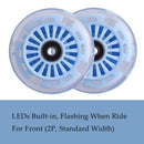 Sky Blue Wiggle Car Wheel Set with Front Lights and Narrow Rear for Ride-On Toys Magic Cars 1