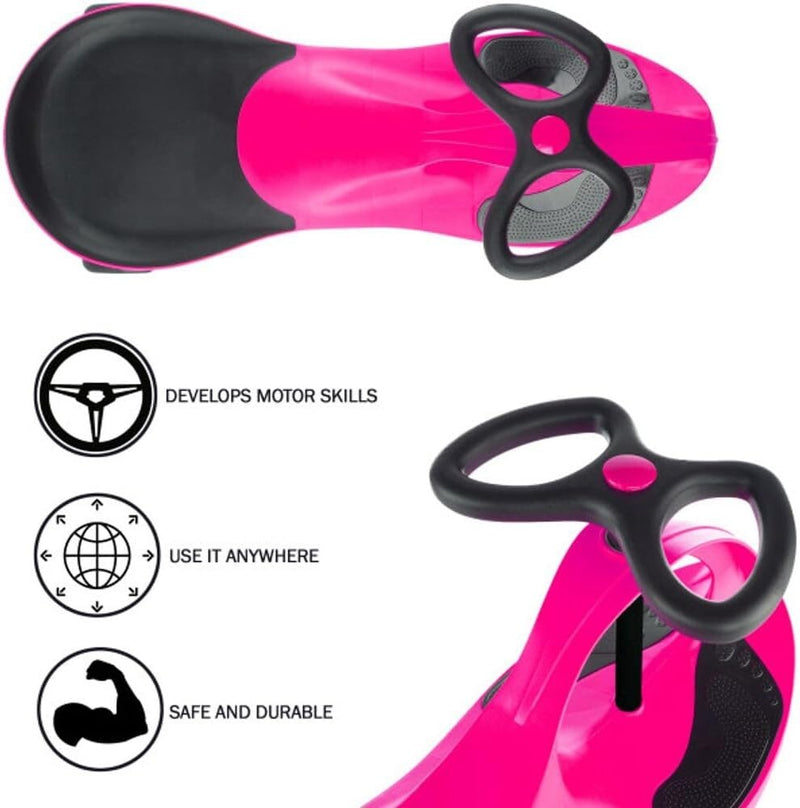 Wiggle Ride-On Car for Toddlers in Pink - Enhances Motor Skills with Safe and Fun Play Magic Cars 8