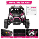 24V 4WD Electric UTV for Kids, 2-Seater Ride-On Car with Remote Control Magic Cars 5