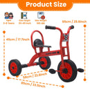 Metal Kids Tricycle with Airless Rubber Tires for Ages 3-6 Magic Cars 5