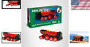 Mighty Red Action Battery-Powered Toy Train with Lights and Sounds Magic Cars 1
