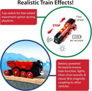 Mighty Red Action Battery-Powered Toy Train with Lights and Sounds Magic Cars 7