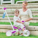 Versatile 5-in-1 Adjustable Toddler Tricycle with Detachable Pedals Magic Cars 6