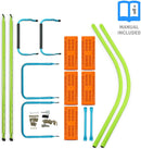 High Quality Plastic Kids Seesaw with Comfortable Seats for Playground Use Magic Cars 4