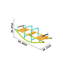 High Quality Plastic Kids Seesaw with Comfortable Seats for Playground Use Magic Cars 5