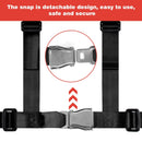 Yakitoko 2" Universal 4-Point Safety Harness for Go Karts, UTVs, ATVs, and Racing Magic Cars 3