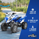 12 Volt Battery Powered Blue Ride-On ATV with Music Features Magic Cars 8