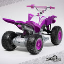 Yamaha Raptor 12V Battery Ride-On ATV in Purple with Music for Ages 3–5 Magic Cars 5