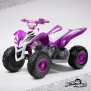 Yamaha Raptor 12V Battery Ride-On ATV in Purple with Music for Ages 3–5 Magic Cars 6