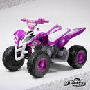 Yamaha Raptor 12V Battery-Powered Purple Ride-On ATV with Music for Ages 3-5 Magic Cars 5