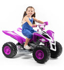 Yamaha Raptor 12V Purple Battery-Powered Ride-On ATV with Music for Kids Ages 3-5 Magic Cars 1