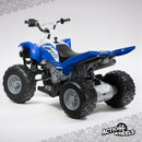 12V Battery-Powered Blue All-Terrain Ride-On ATV for Kids Ages 3+ Magic Cars 1