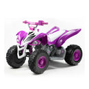 Yamaha Raptor 12V All-Terrain Battery Ride-On ATV for Kids 3+ in Purple Magic Cars 2