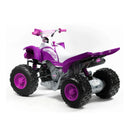 Yamaha Raptor 12V All-Terrain Battery Ride-On ATV for Kids 3+ in Purple Magic Cars 7
