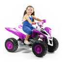 Yamaha Raptor 12V All-Terrain Battery Ride-On ATV for Kids 3+ in Purple Magic Cars Variant 0