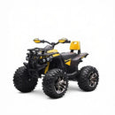 Yellow 12V Electric ATV Ride-On Quad for Kids with Headlights & Durable Wheels Magic Cars 1
