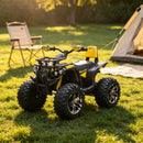 Yellow 12V Electric ATV Ride-On Quad for Kids with Headlights & Durable Wheels Magic Cars 7
